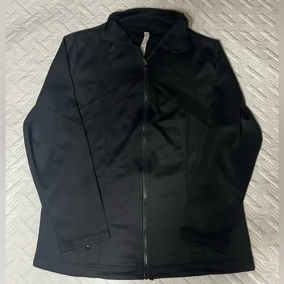 lululemon athletica, Jackets & Coats, Lululemon Athletica Black Full Zip  Activewear Jacket Mens Large